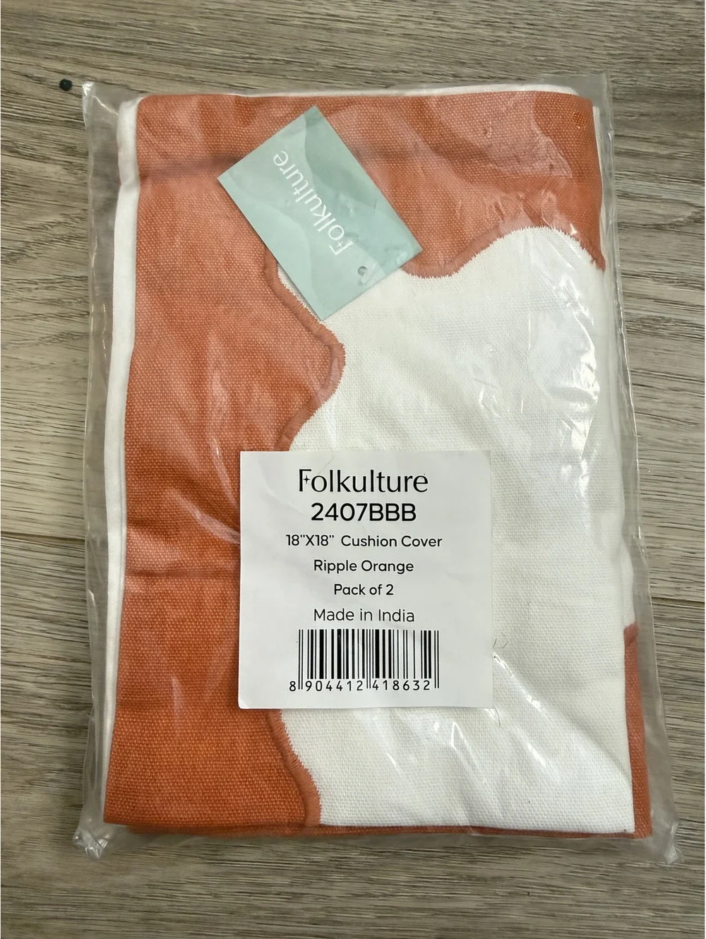NEW! Folkulture Ripple Orange 18